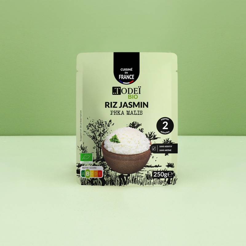 Riz Jasmin BIO express 2 min 250g TODEI