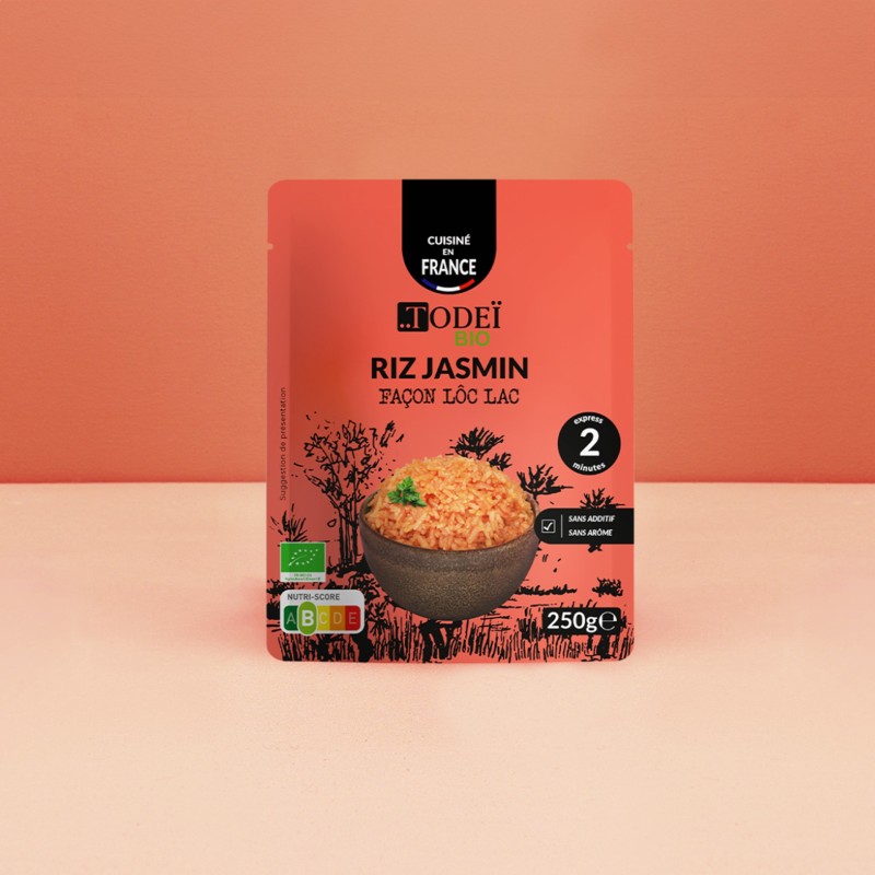 Riz Jasmin BIO express 2 min 250g - Façon Loc Lac TODEI
