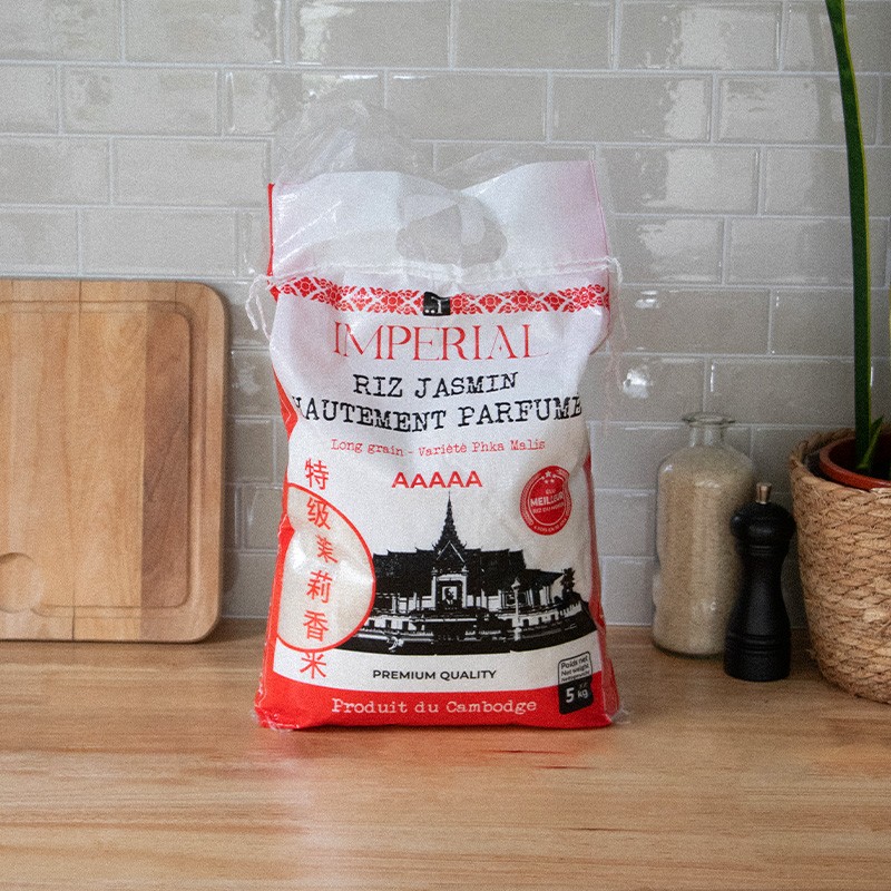 Riz Impérial hautement parfumé jasmin 5kg - Boutique - DEI