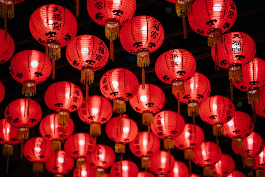 Lanternes Asiatiques